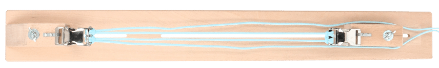 Holz-Knüpfbrett Paracord, mit Kosmetik 2.0 mit AluMax Schnalle