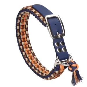 Paracord-Halsband mit Biothane-Adapter