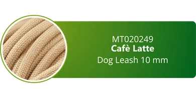 Cafe Latte Dog Leash 10 mm