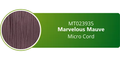 Marvelous Mauve Micro Cord